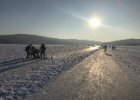 Lyžování na Lipně 2017  vyjížďka na bruslích - začínáme na Lipně