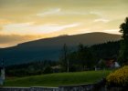 Krkonoše s CK-Lenka 2017 první pohled na Sněžku od chaty : CK-Lenka, Sněžka, západ slunce
