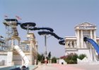 Kypr - květen 2004  akvapark u Aiay Napa : architektura, zábavní park