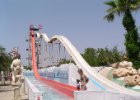 Kypr - květen 2004  Ayia Napa - Waterpark - Kamikadze slides : architektura, zábavní park