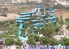 Kypr - květen 2004  Ayia Napa - Waterpark - Serpentine slides : architektura, zábavní park
