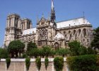 Paříž - červen 2000 - zbytek  Notre Damme : architektura, exteriér