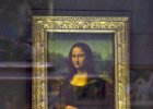 muzeum Louvre  Mona Lisa : interiér
