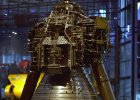 Městečko vědy a průmyslu  opravdový raketový motor : Paříž 2000 silvestr, exponát, interiér