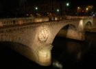 Paříž - květen 2006  most přez Seinu : architektura, most, noční, voda