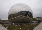 Paříž - květen 2012  360° kino Geoda : architektura, kino Geoda
