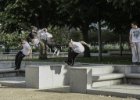 Paříž 2017  La Defense, parkour v praxi : La Defense, Paříž 2017, architektura