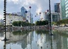 La Défense : La Defense, Paříž 2021, architektura, předmět, voda