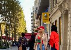 Ze života v Paříži  dneska je velké prádlo na Champs Elyseé : Paříž 2021