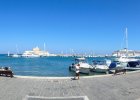 Rhodos 2013  Promenáda v hlavním městě Rhodos. : architektura, moře, panorama, přístav