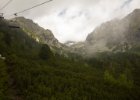 z lanovky na Solisko  výhled do MLynické doliny a Vodopád Skok