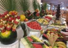 Španělsko, Andalusie, Mojácar 2017  hotel Best Pueblo Indalo v Majácaru, večeřová výzdoba : jídlo