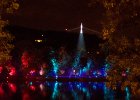 Signal festival Praha 2015  osvětlený Střelecký ostrov - expozice Magical garden